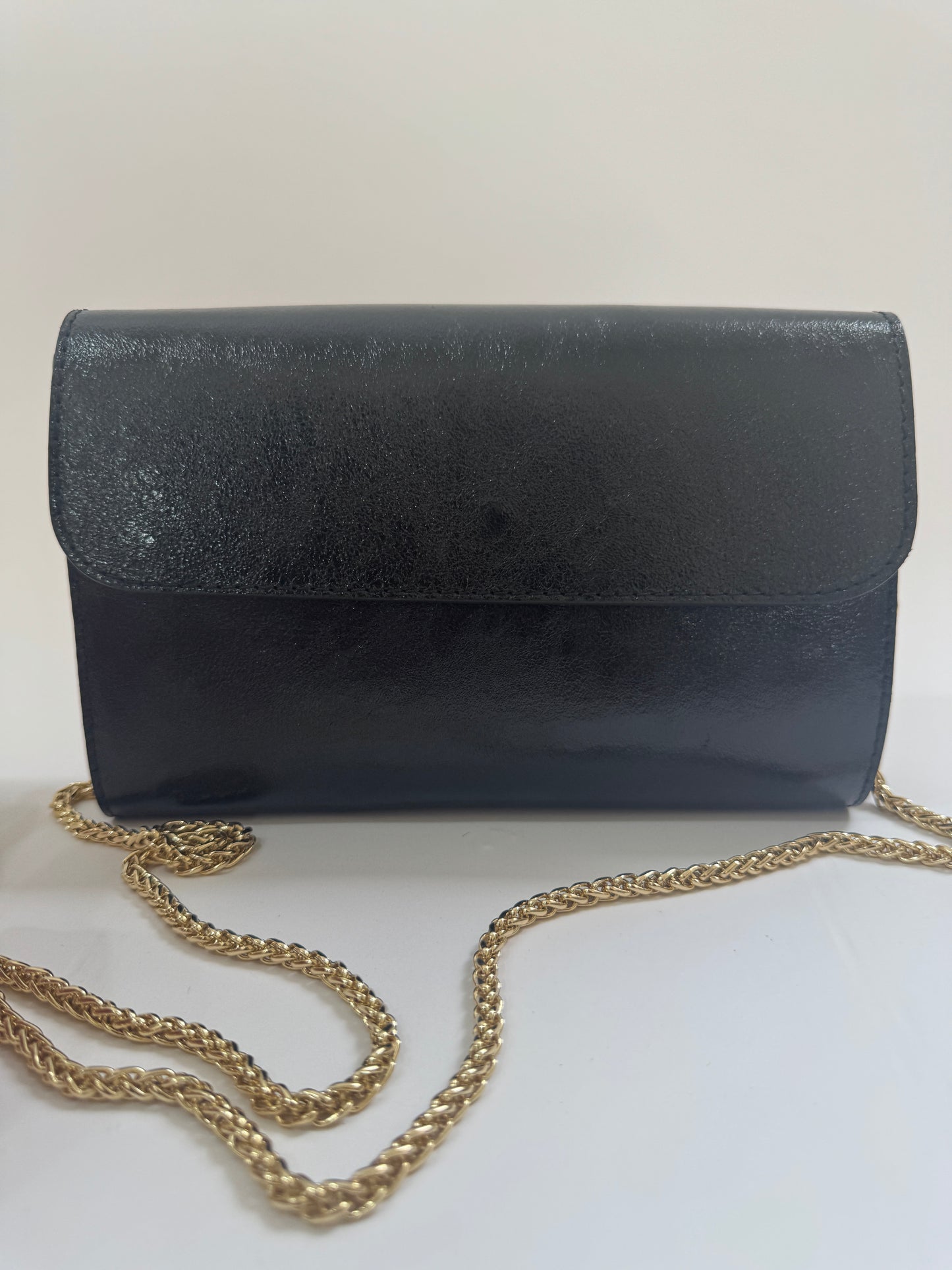METALLIC ZWARTE TAS