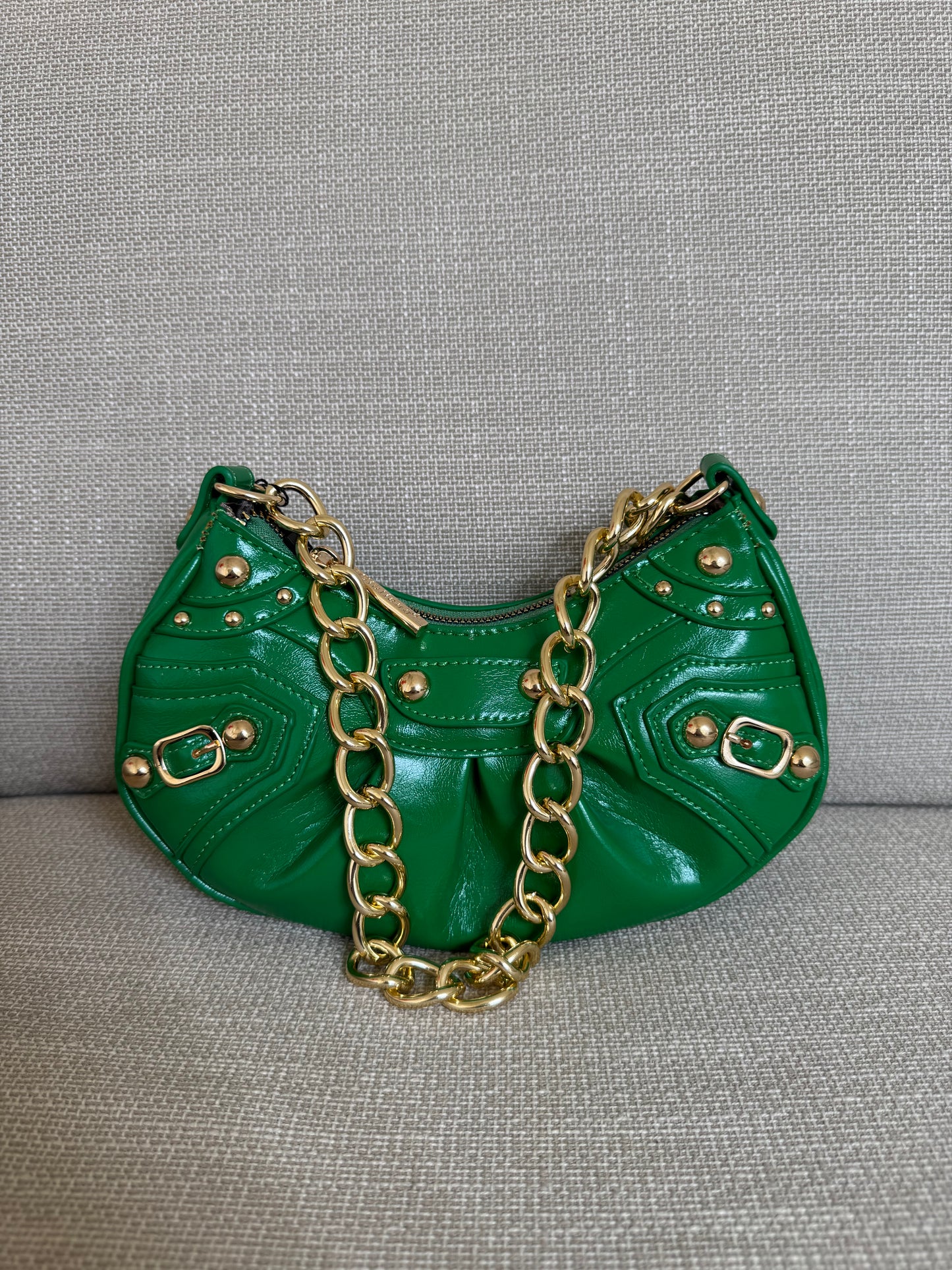 STUDS TAS GROEN