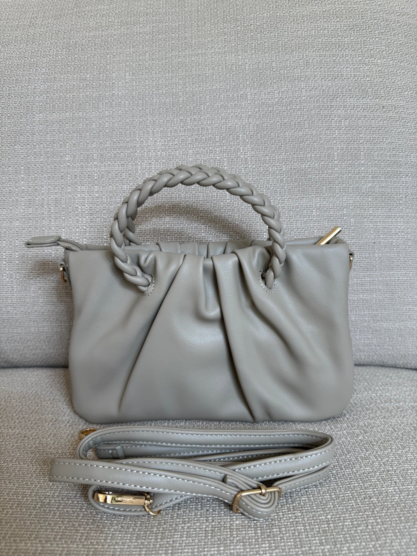 HANDTAS TAUPE