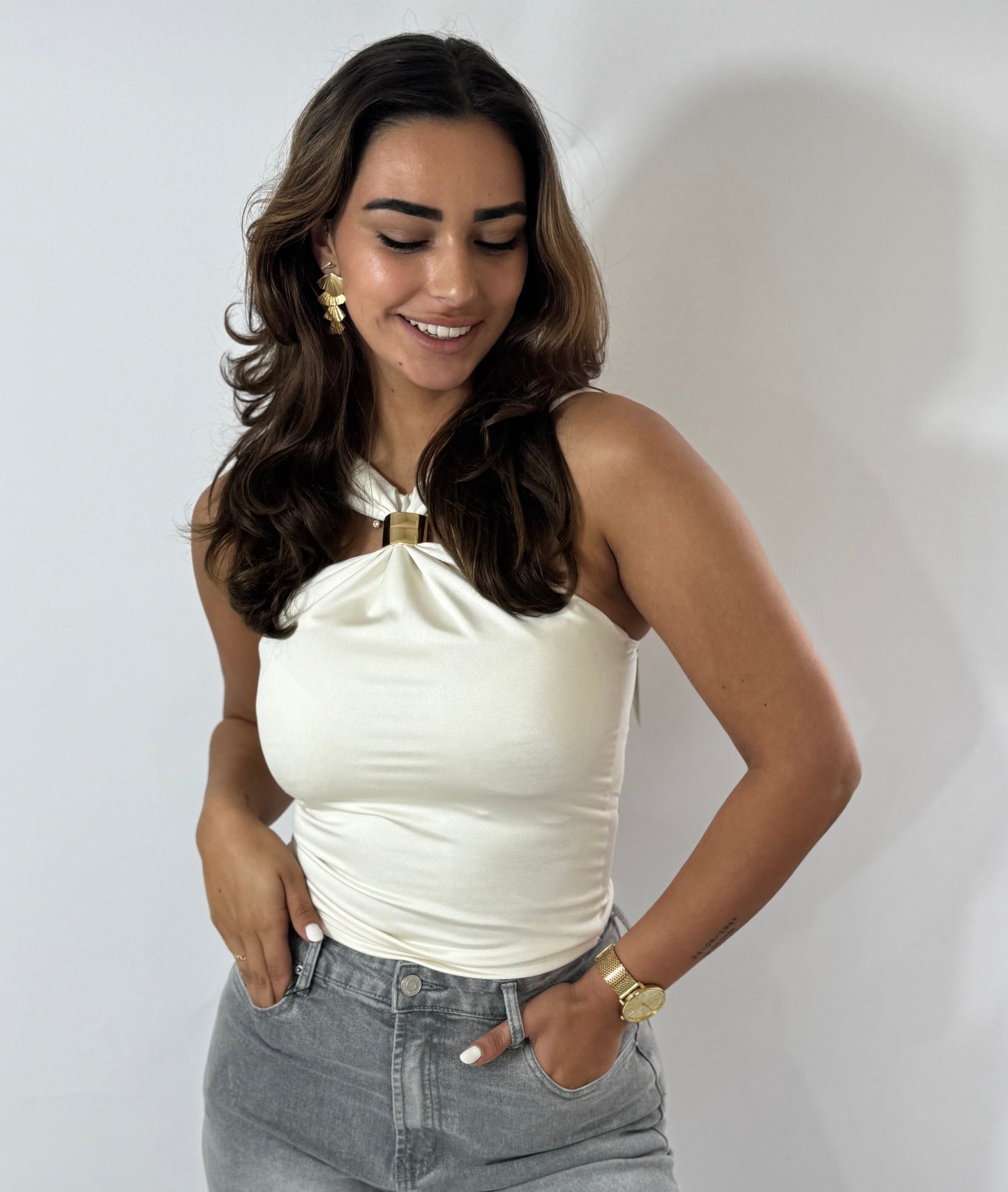 Creme statement top